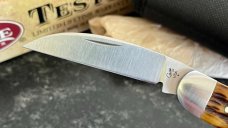Tony Bose Case XX 2009 Norfolk Whittler, Beautiful Antique Jigged Bone Handle, Amazing Knife 