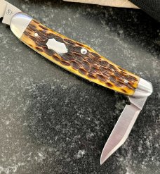 Tony Bose Case XX 2009 Norfolk Whittler, Beautiful Antique Jigged Bone Handle, Amazing Knife 