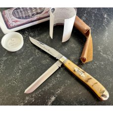 Great Eastern Cutlery AAPK 2010 Forum Knife Trapper 488210 Ram Horn Handle GEC 48 New