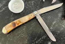 Great Eastern Cutlery AAPK 2010 Forum Knife, Trapper, 488210, Ram Horn Handle, (GEC 48), New 