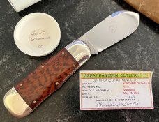 Great Eastern Cutlery Northfield 452112 Roughneck Jack, Snakewood Handle, (GEC 45), Unused  