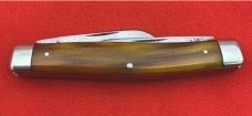 Vintage H BOKER & CO Premium Stockman Folding Pocket Knife c.1899-1920’s Synthetic Horn