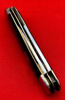 Vintage H BOKER & CO Salesman’s Sample Dogleg Jack Pocket Knife c.1869-1910 Slick Black