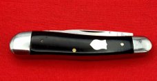 Vintage H BOKER & CO Salesman’s Sample Dogleg Jack Pocket Knife c.1869-1910 Slick Black