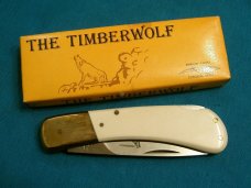 MIB PARKER FROST TIMBERWOLF JAPAN LOCKBACK BAREHEAD FOLDING HUNTER POCKET KNIFE KNIVES