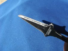 Discontinued Blackhawk! XSF Punch Dagger Fixed Blade Tactical Knife Neck Knife (3.85" Black)