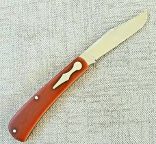 Jeffrey  Mitchell Trapper,Vintage Canvas Micarta..Keyhole pivot and shield.,CPM-154, 3.75".pouch/coa