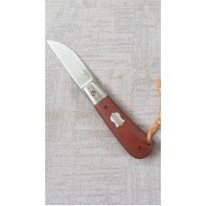 Vincenzo Balistreri Custom Swayback Front Flipper,4" micarta scales..Linerlock ..lanyard..SALE
