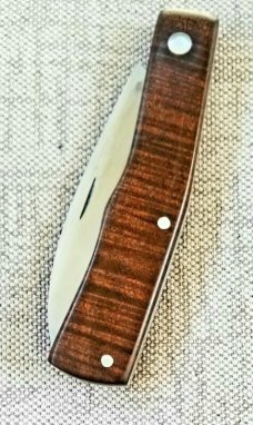 Huntsman's Fab out of Australia..Native at 4"..Gidgee Exotic Wood scales..52100/ coa..SALE