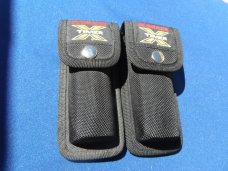 One (1) Schrade Tool Sheath for Folding Blade Pocket Knife Belt Pouch knife multi tool case