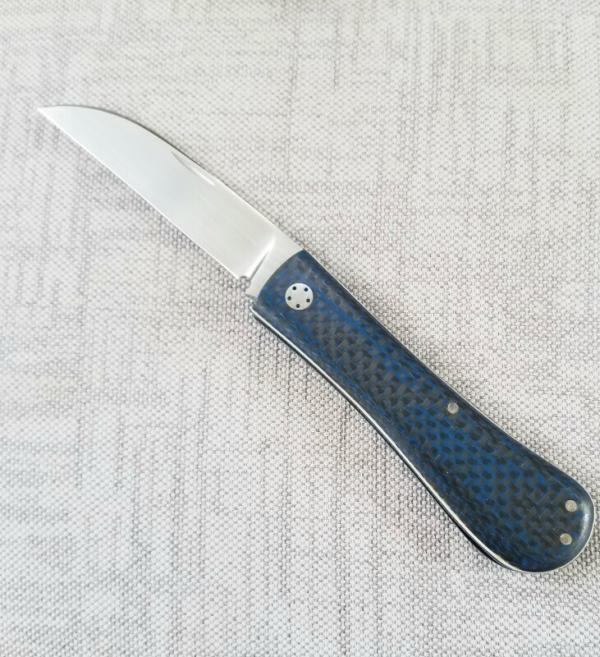 JD Ellis Springbok Custom Swayback shadow,4 " lightning strike carbon fiber scales..rwl34 .. JD Ellis Springbok Custom Swayback shadow,4 " lightning strike carbon fiber scales..rwl34 ..