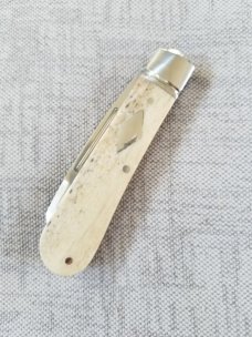 Riaan Ras  Swayback Native..Giraffe Bone..N690..red G10 accents..4" clsd..long pull..coa...SALE