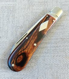Kroo Arizona Desert Ironwood Lambsfoot,4"..Rwl34,red liners & spacers diamond shield.fileworked.SAL 