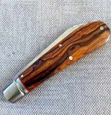 Kroo Arizona Desert Ironwood Lambsfoot,4"..Rwl34,red liners & spacers diamond shield.fileworked.SAL 