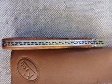 Kroo Arizona Desert Ironwood Lambsfoot,4"..Rwl34,red liners & spacers diamond shield.fileworked.SAL 