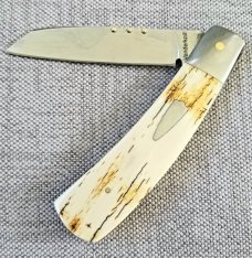 Steve Vanderkolff Mammoth Native, 4" dot system pulls.Smooth White Crackle. CPM-154 , SALE