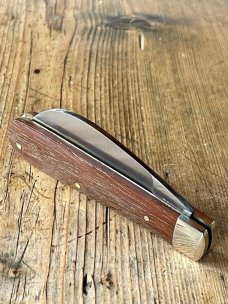 A Wright & Son Hawksbill Pruning Knife with Rosewood Scales and Hawksbill Blade