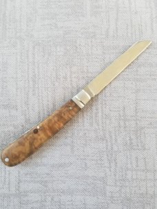 Kirilov Customs Walnut Lambsfoot..4" closed..Rwl34..worked spring & spine..coa/slip/box..