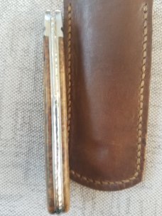 Kirilov Customs Walnut Lambsfoot..4" closed..Rwl34..worked spring & spine..coa/slip/box..