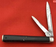 Vintage NEW YORK KNIFE CO WALDEN 2-Blade Physician’s Pocket Knife g.1856-1931 EbOny