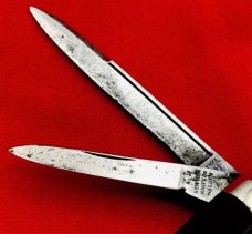 Vintage NEW YORK KNIFE CO WALDEN 2-Blade Physician’s Pocket Knife g.1856-1931 EbOny
