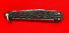 Vintage NEW YORK KNIFE CO Model No. 3038R 3-Blade Shadow Lobster Pen Pocket Knife c.1882-1931 Bone