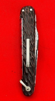 Vintage NEW YORK KNIFE CO Model No. 3038R 3-Blade Shadow Lobster Pen Pocket Knife c.1882-1931 Bone