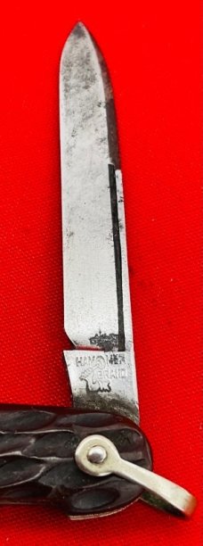 Vintage NEW YORK KNIFE CO Model No. 3038R 3-Blade Shadow Lobster Pen Pocket Knife c.1882-1931 Bone