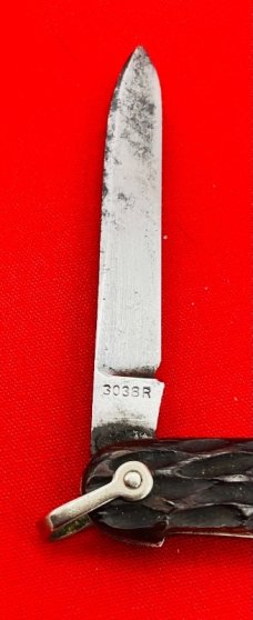Vintage NEW YORK KNIFE CO Model No. 3038R 3-Blade Shadow Lobster Pen Pocket Knife c.1882-1931 Bone