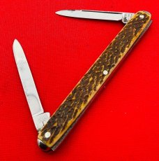 Vintage BOKER’S CUTLERY GERMANY Equal End Pen Pocket Knife c.1891-1944 Bone ***SALESMAN’S SAMPLE***