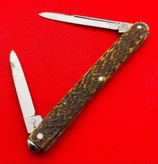 Vintage BOKER’S CUTLERY GERMANY Equal End Pen Pocket Knife c.1891-1944 Bone ***SALESMAN’S SAMPLE***