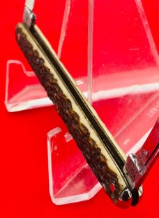 Vintage BOKER’S CUTLERY GERMANY Equal End Pen Pocket Knife c.1891-1944 Bone ***SALESMAN’S SAMPLE***
