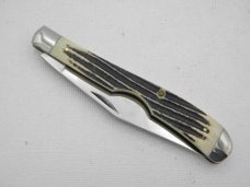 Queen Cutlery #11EO Slim Trapper: 4 1/8” single blade jack, circa 1961