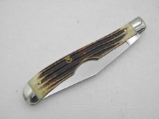 Queen Cutlery #11EO Slim Trapper: 4 1/8” single blade jack, circa 1961