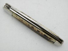 Queen Cutlery Co. #28 English Jack in Winterbottom Bone: 4 1/2” closed; 1958 - 1960
