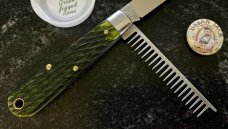 Great Eastern Cutlery Tidioute #152221 Urban Jack, Spring Green Jigged Bone Handle, New (GEC 15) 