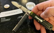 Great Eastern Cutlery Tidioute #152221 Urban Jack, Spring Green Jigged Bone Handle, New (GEC 15) 