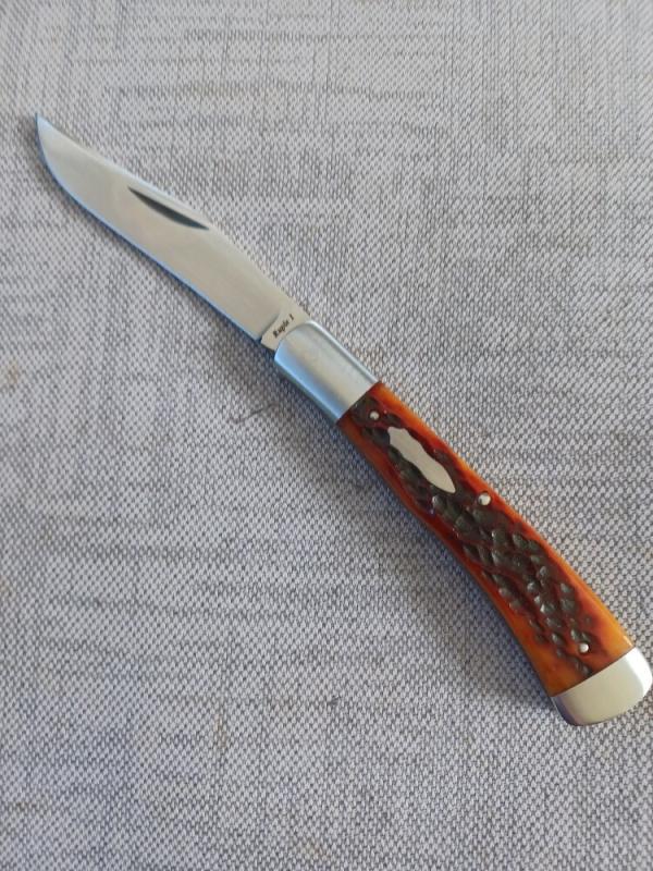 Ruple 1, Bill Ruple Collaboration, Slimline, Mahogany Bone,Vg10, 4" closed, 1 of 125 made, NIT 