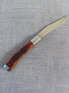 Ruple 1, Bill Ruple Collaboration, Slimline, Mahogany Bone,Vg10, 4" closed, 1 of 125 made, NIT 