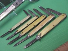 Keen Kutter Group of Knives & one Scissors 