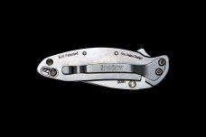 Etched Moose Kershaw 1600 Chive Speedsafe Assisted Opening Pocket Knife Scrimshaw, 