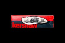 Scrimshaw Bear Design Kershaw 1600 Chive Speedsafe Assisted Opening Pocket Knife Scrimshaw, 