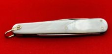 Vintage BOKER’S CUTLERY GERMANY “King Cutter” Sleeveboard Lobster Pen Pocket Knife c.1891-1944 MOP