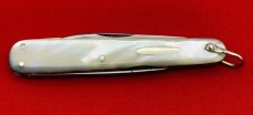 Vintage BOKER’S CUTLERY GERMANY “King Cutter” Sleeveboard Lobster Pen Pocket Knife c.1891-1944 MOP