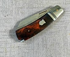 Steve Vanderkolff Arizona Desert Ironwood Native Taillock..4"cld.Damasteel..fluted integral blsters 