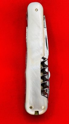 Vintage GRIFFON XX CW GERMANY 7-Blade Double Swell Center Lobster Pen Pocket Knife c1888-1940’s 