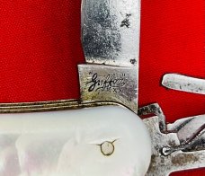 Vintage GRIFFON XX CW GERMANY 7-Blade Double Swell Center Lobster Pen Pocket Knife c1888-1940’s 