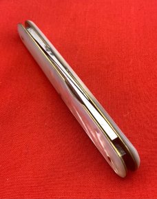 Vintage H. BOKER & CO’S IMPROVED CUT Large Shadow Pen Pocket Knife c.1869-1910 MOP NM