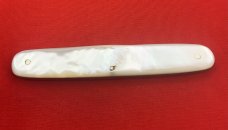 Vintage H. BOKER & CO’S IMPROVED CUT Large Shadow Pen Pocket Knife c.1869-1910 MOP NM