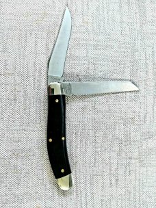 GEC Tidioute Ace Trapper..888222..Honknose Clip & Lambsfoot..4" closed...1095 & Linen Micarta 